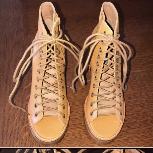 Free people Palermo Jeffrey Campbell lace up boot - Picture 3 of 4
